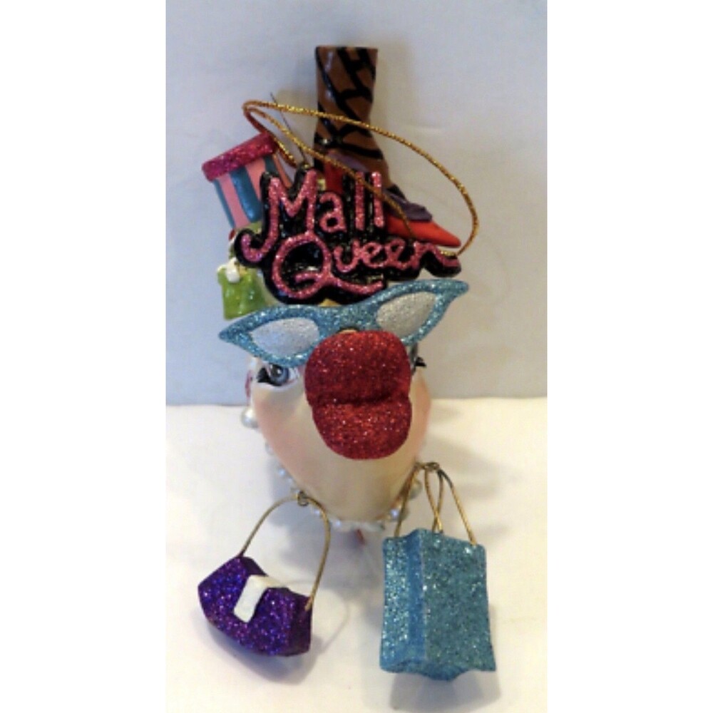 Mall Queen Kissy Fish Ornament Big Red Lips Katherine's Collection Sparkles Shop